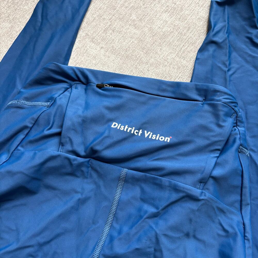 District Vision Blue Compression Running Leggings - Picture 5 of 5